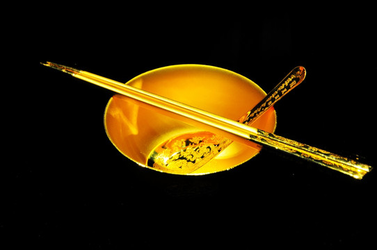 黄金饭碗筷子