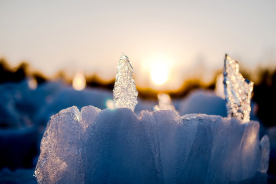 冰雪特写