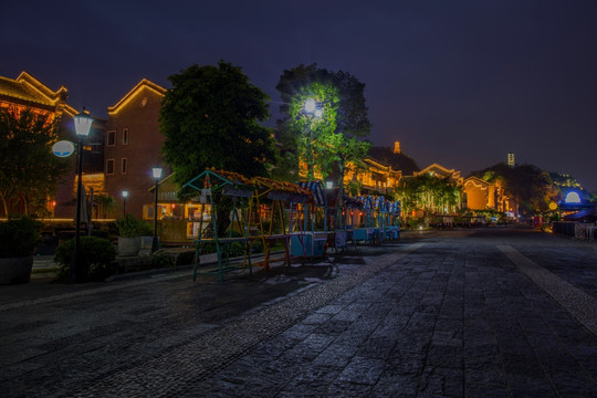 柳州窑埠古镇夜景