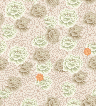 花卉地毯图案