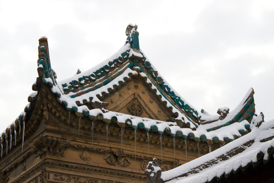 荐福寺雪景