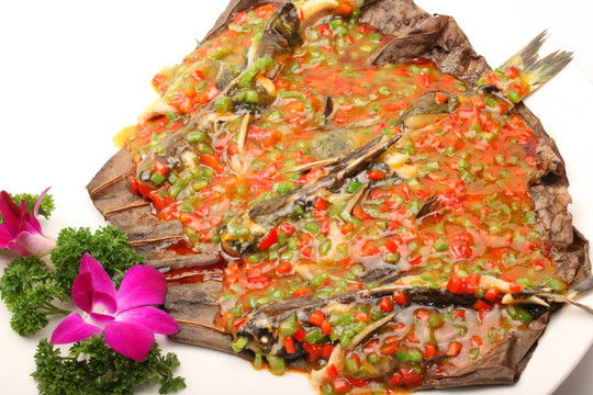 青椒豆豉角角鱼