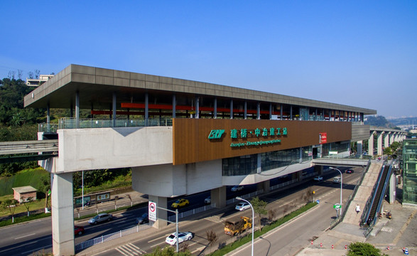 重庆轨道交通二号线建桥站