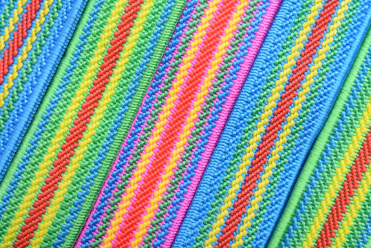 彩绳 彩带 编织绳 纹理