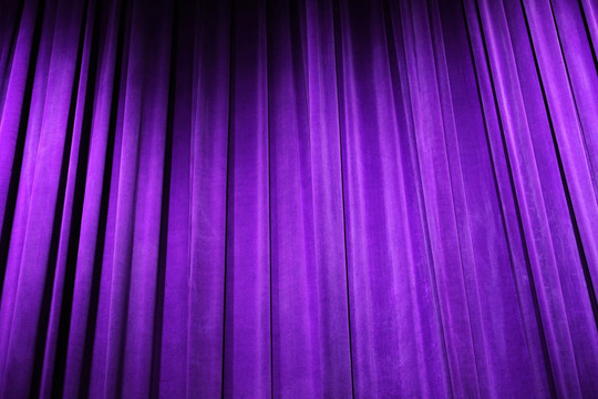 紫色舞台幕布背景