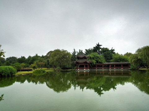 湖南长沙橘子洲百米高喷水池