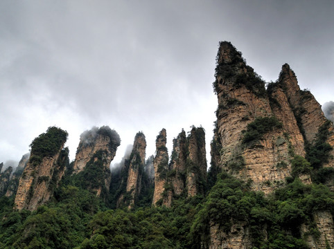 湖南张家界袁家界景区 山峰