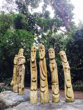 新加坡日间动物园木雕