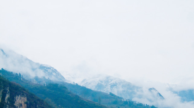 雪峰 云雾
