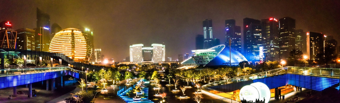 杭州 新城夜景