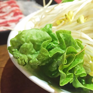 生菜 黄豆芽