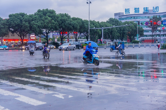 过马路