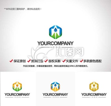 原创设计字母GM标志LOGO