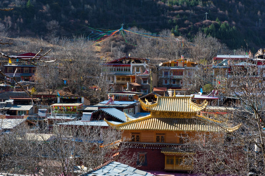 马尔康藏族西索民居 卓克基土司