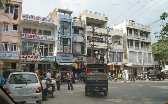 印度城市街景