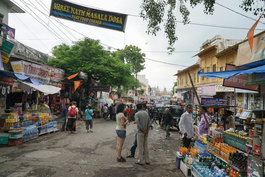 印度城市街景