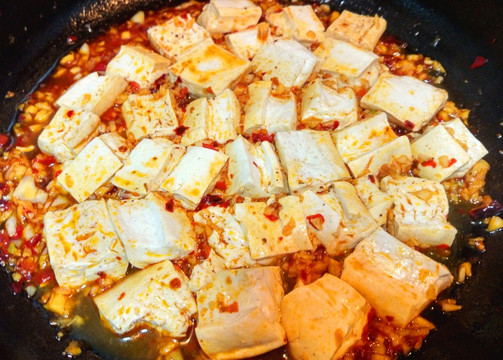新鲜豆腐麻婆豆腐小炒豆腐豆腐块