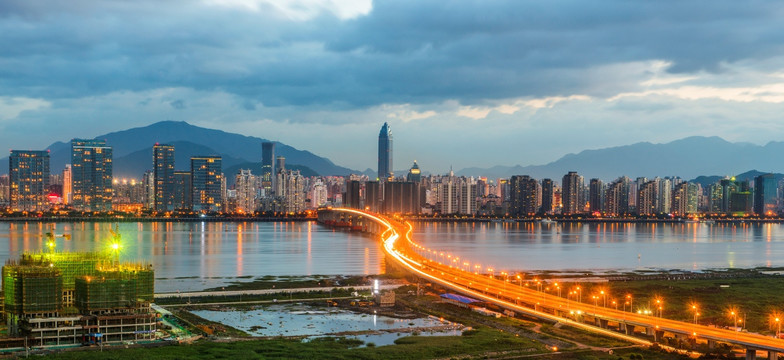 温州瓯越大桥夜景