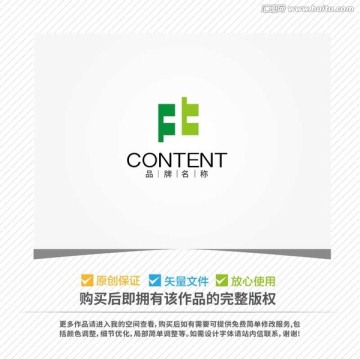 字母FT组合logo