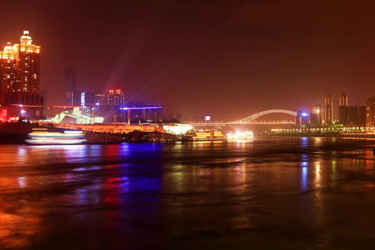 重庆山城夜景风光