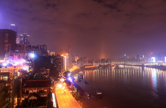 重庆山城夜景魅力无限