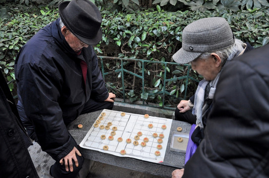 下棋 老年生活