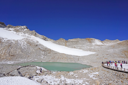 达古冰川 4860米观景台