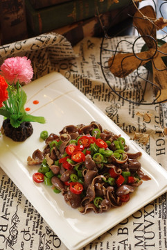小炒鸭胗