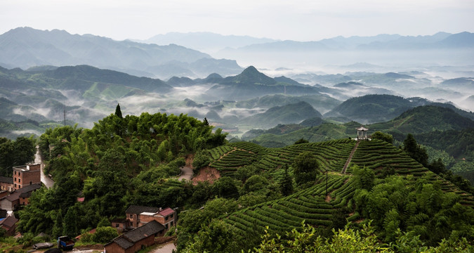 山村风光