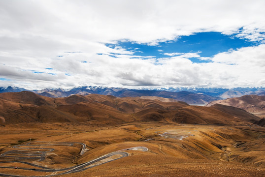 珠穆朗玛峰 青藏公路 山脉