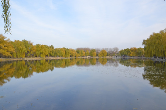 湖面美景