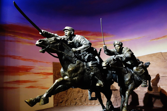 内蒙古骑兵雕塑
