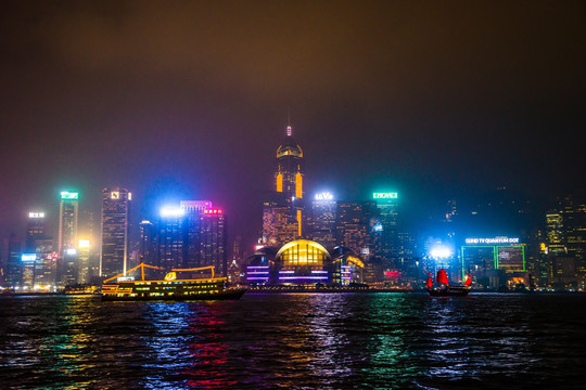 香港岛夜景