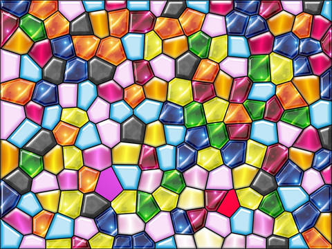 水晶石背景 染色玻璃