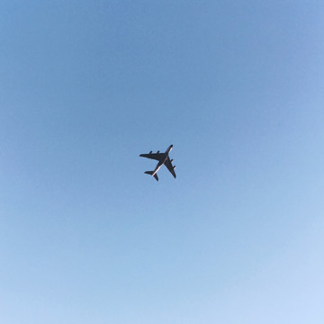 飞机 蓝天