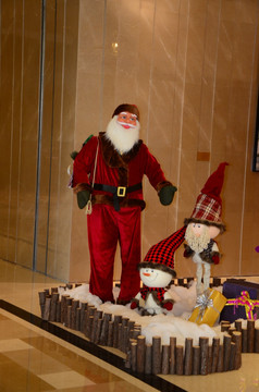 商厅装饰圣诞老人