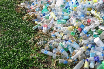 空塑料瓶 废品与土地