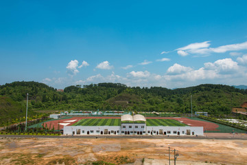 体育广场上空