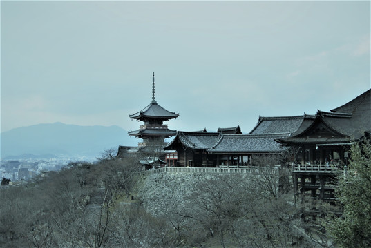 日本的寺庙建筑群