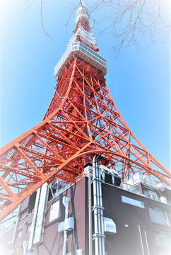 日本红色塔