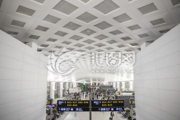杭州萧山国际机场候机厅顶棚装饰