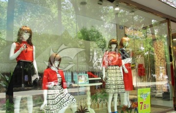 女装门店展示摄影 女装展示