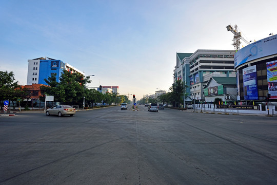 老挝万象 街景