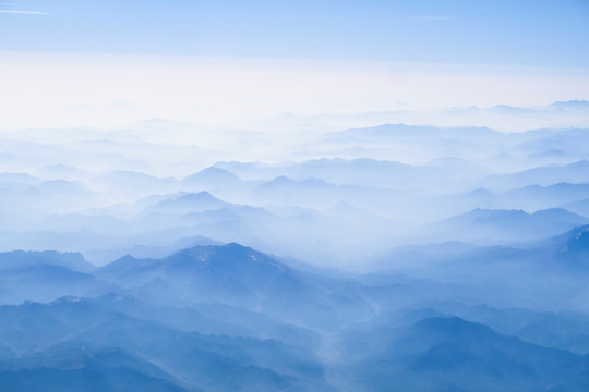 高山 水墨风光