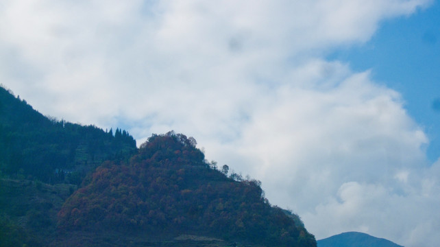 冬景 山峰
