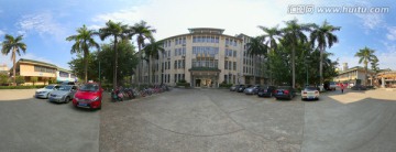 广西民族大学图书馆180全景
