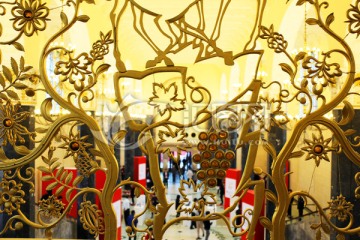 上海展览中心雕花拱门