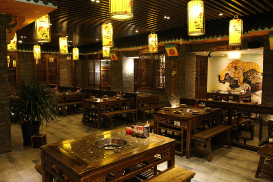 火锅店环境