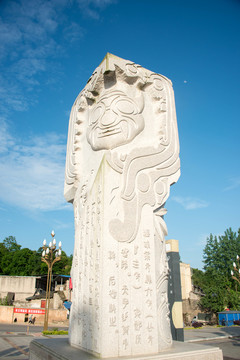 文化广场文化柱