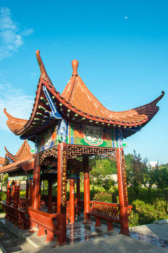 岑巩文化广场亭子